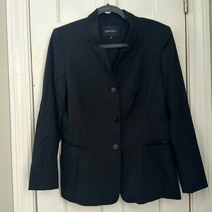 Lafayette 148 New York 3 Button Blazer Classic Black